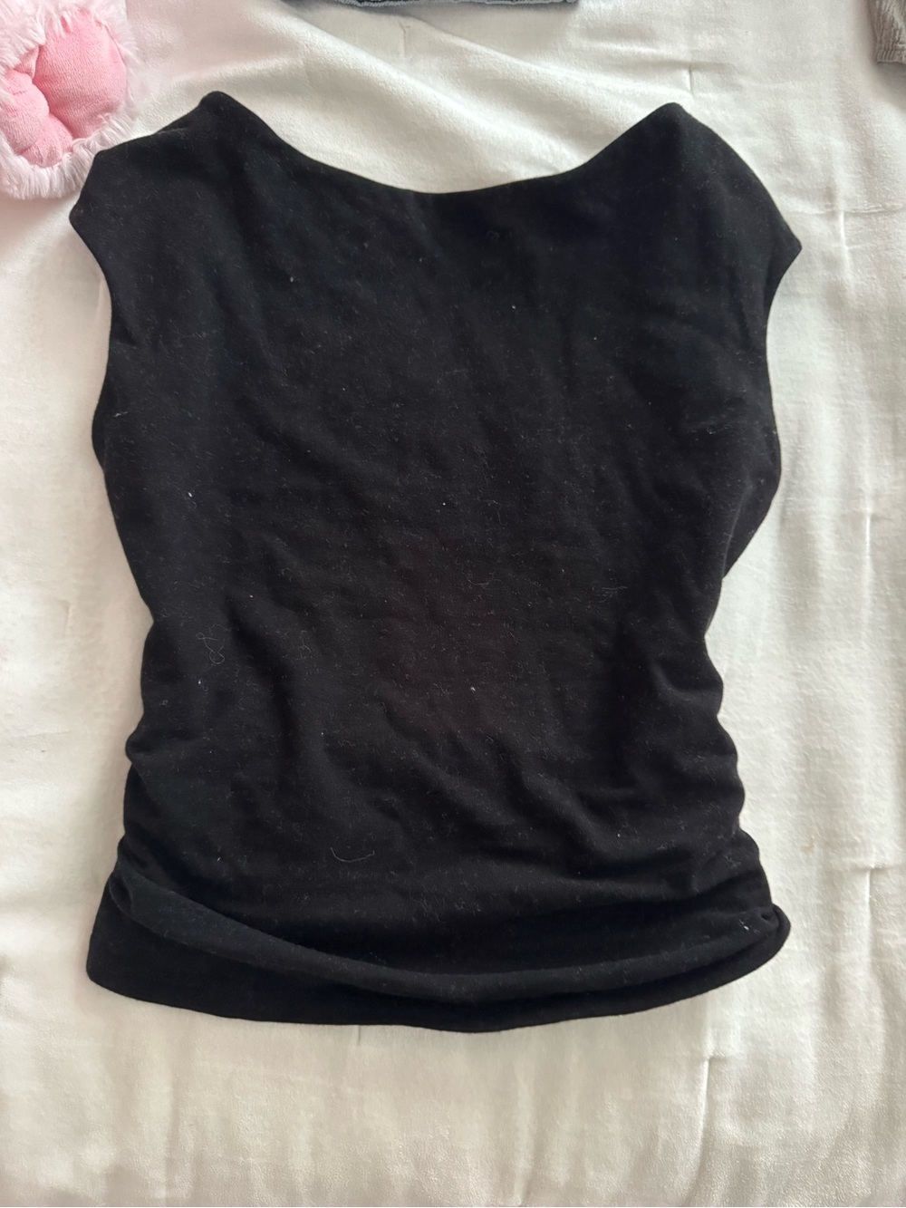 Garage Black Backless Top